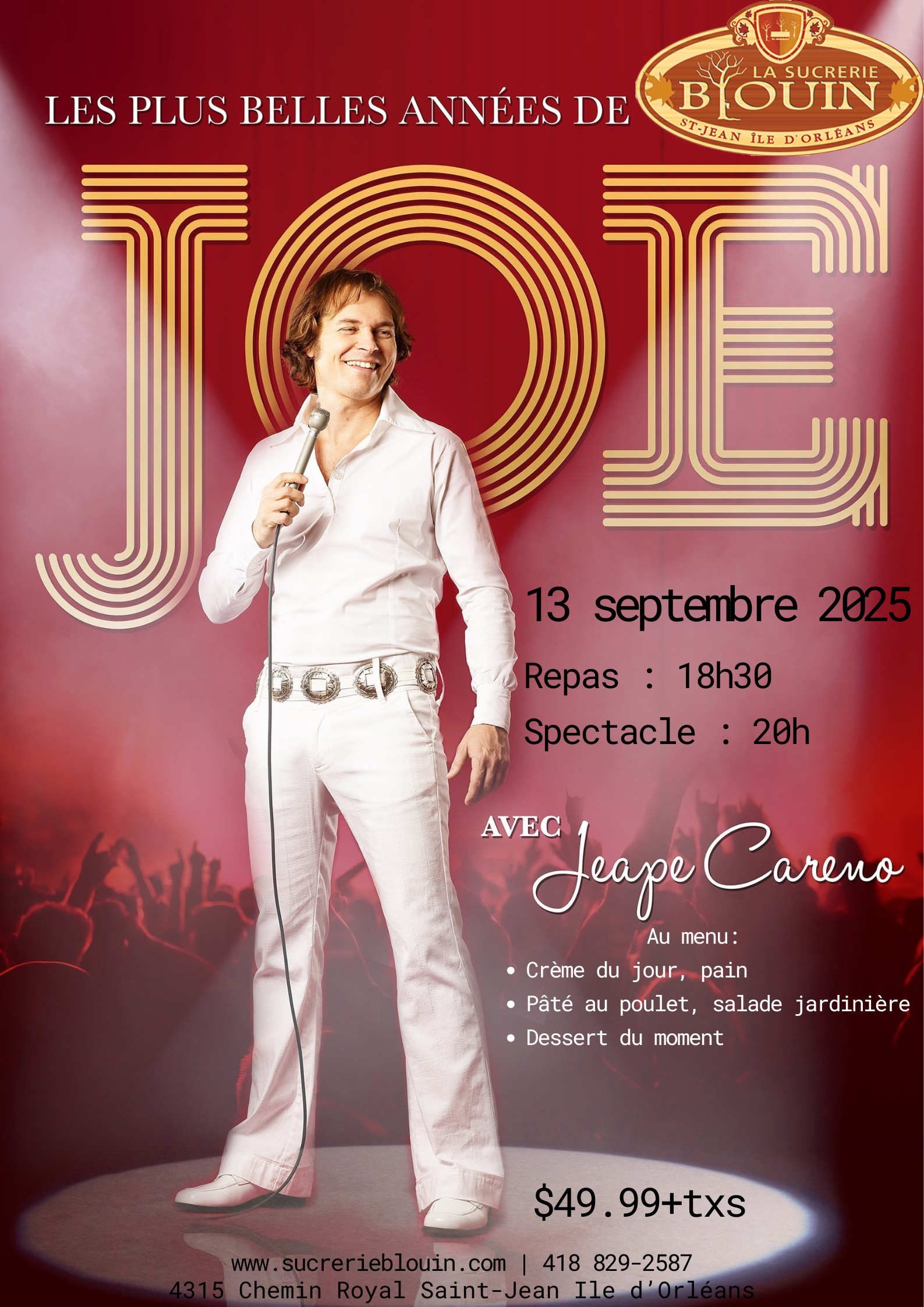 Hommage Joe Dassin 13 septembre 2025